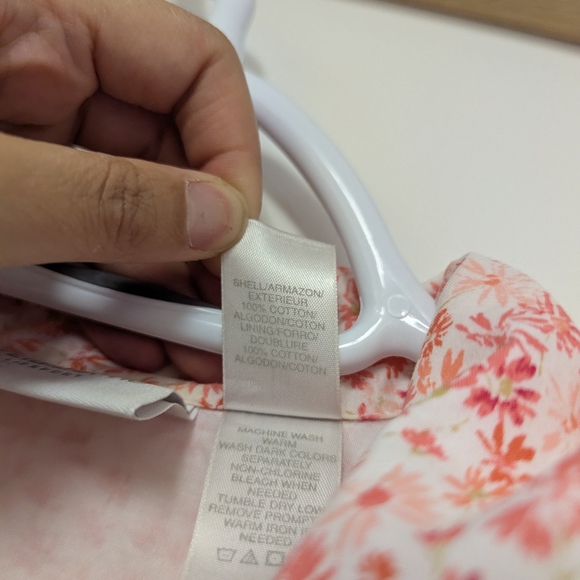 Liz Claiborne Pink Floral Midi Dress - Picture 4 of 4